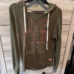 American Eagle Outfitters Olive Hoodie